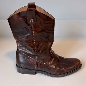 Henry Beguelin cuir  brown boots